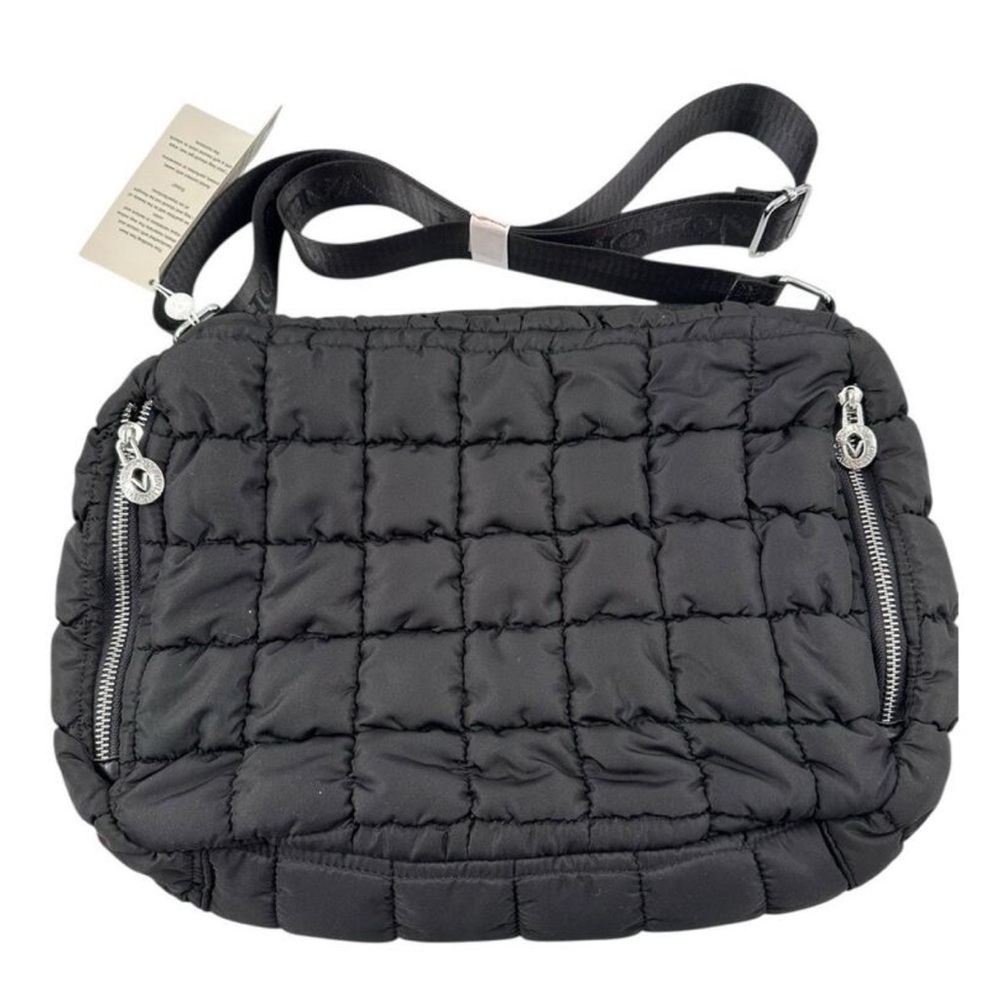 NWT Valentino Orlandi Black Quilted Crossbody Bag - Picture 2 of 3
